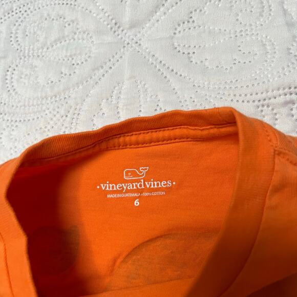 Vineyard Vines Whale Pocket Tee Size 6 - Picture 6 of 6
